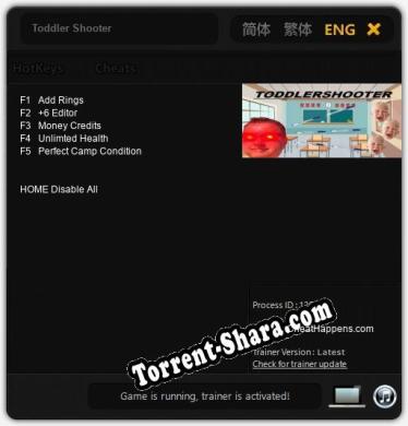 Toddler Shooter: Читы, Трейнер +5 [CheatHappens.com]