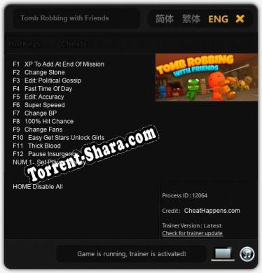 Трейнер для Tomb Robbing with Friends [v1.0.6]