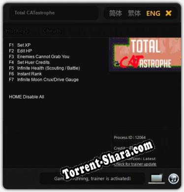 Total CATastrophe: ТРЕЙНЕР И ЧИТЫ (V1.0.34)