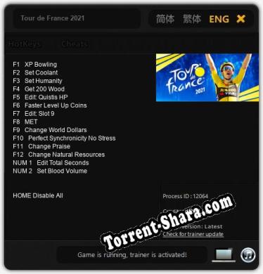 Tour de France 2021: Читы, Трейнер +14 [dR.oLLe]