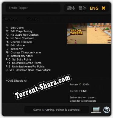 Tradie Tapper: Читы, Трейнер +13 [FLiNG]