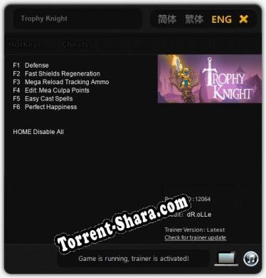 Trophy Knight: ТРЕЙНЕР И ЧИТЫ (V1.0.84)