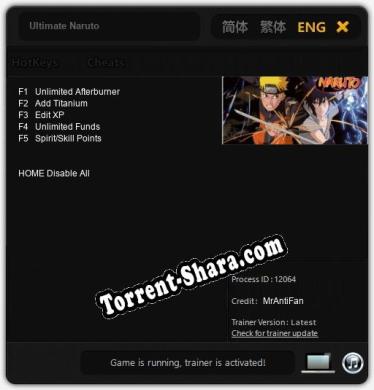 Ultimate Naruto: ТРЕЙНЕР И ЧИТЫ (V1.0.69)