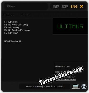 Ultimus: Читы, Трейнер +5 [CheatHappens.com]