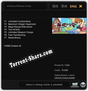 Трейнер для Umihara Kawase Fresh [v1.0.8]