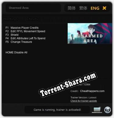 Unarmed Area: Читы, Трейнер +5 [CheatHappens.com]