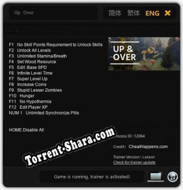 Up  Over: Читы, Трейнер +13 [CheatHappens.com]