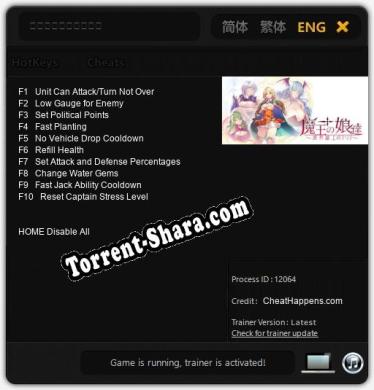 魔王の娘達　境界線上のアリア: Трейнер +10 [v1.7]
