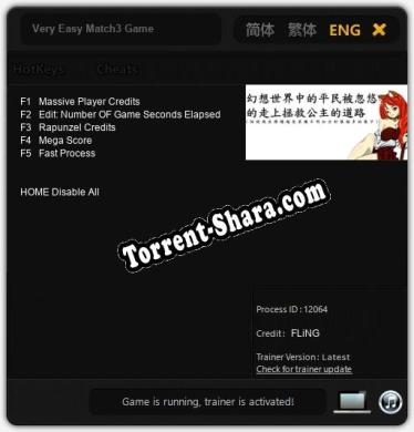 Very Easy Match3 Game: Трейнер +5 [v1.6]