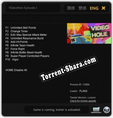 VideoHole Episode I: ТРЕЙНЕР И ЧИТЫ (V1.0.28)