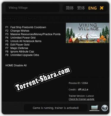 Viking Village: ТРЕЙНЕР И ЧИТЫ (V1.0.38)