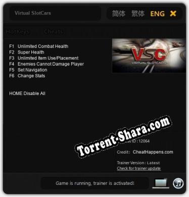 Трейнер для Virtual SlotCars [v1.0.3]