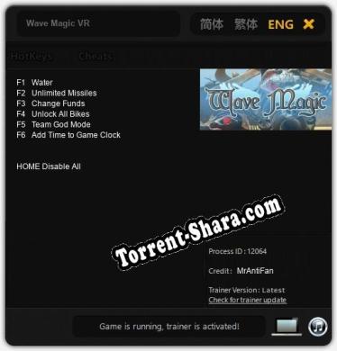 Wave Magic VR: ТРЕЙНЕР И ЧИТЫ (V1.0.30)
