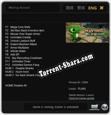 Waving Around: Трейнер +15 [v1.4]