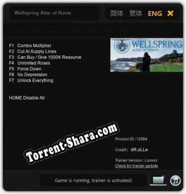 Wellspring Altar of Roots: Читы, Трейнер +7 [dR.oLLe]