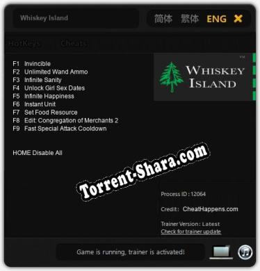 Whiskey Island: ТРЕЙНЕР И ЧИТЫ (V1.0.43)