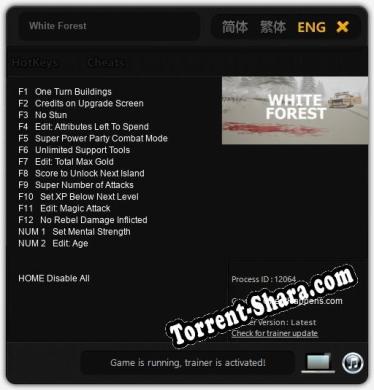 White Forest: Трейнер +14 [v1.4]