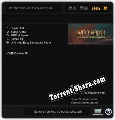 Witchmarsh Tea Party of the Damned: Читы, Трейнер +5 [CheatHappens.com]