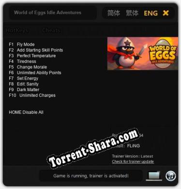 World of Eggs Idle Adventures: ТРЕЙНЕР И ЧИТЫ (V1.0.7)