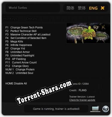 World Turtles: Трейнер +14 [v1.4]