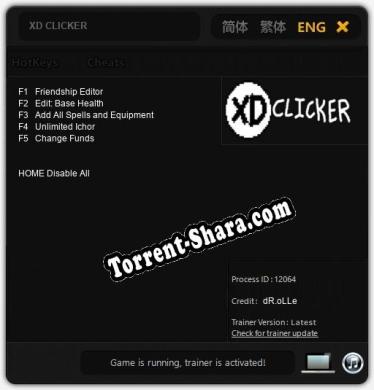Трейнер для XD CLICKER [v1.0.2]