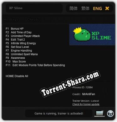 XP Slime: Читы, Трейнер +11 [MrAntiFan]