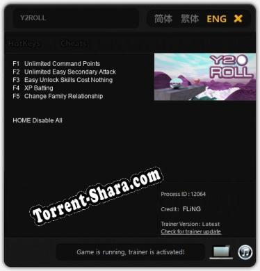 Y2ROLL: ТРЕЙНЕР И ЧИТЫ (V1.0.50)